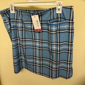 Blue Plaid Women's Skirt
